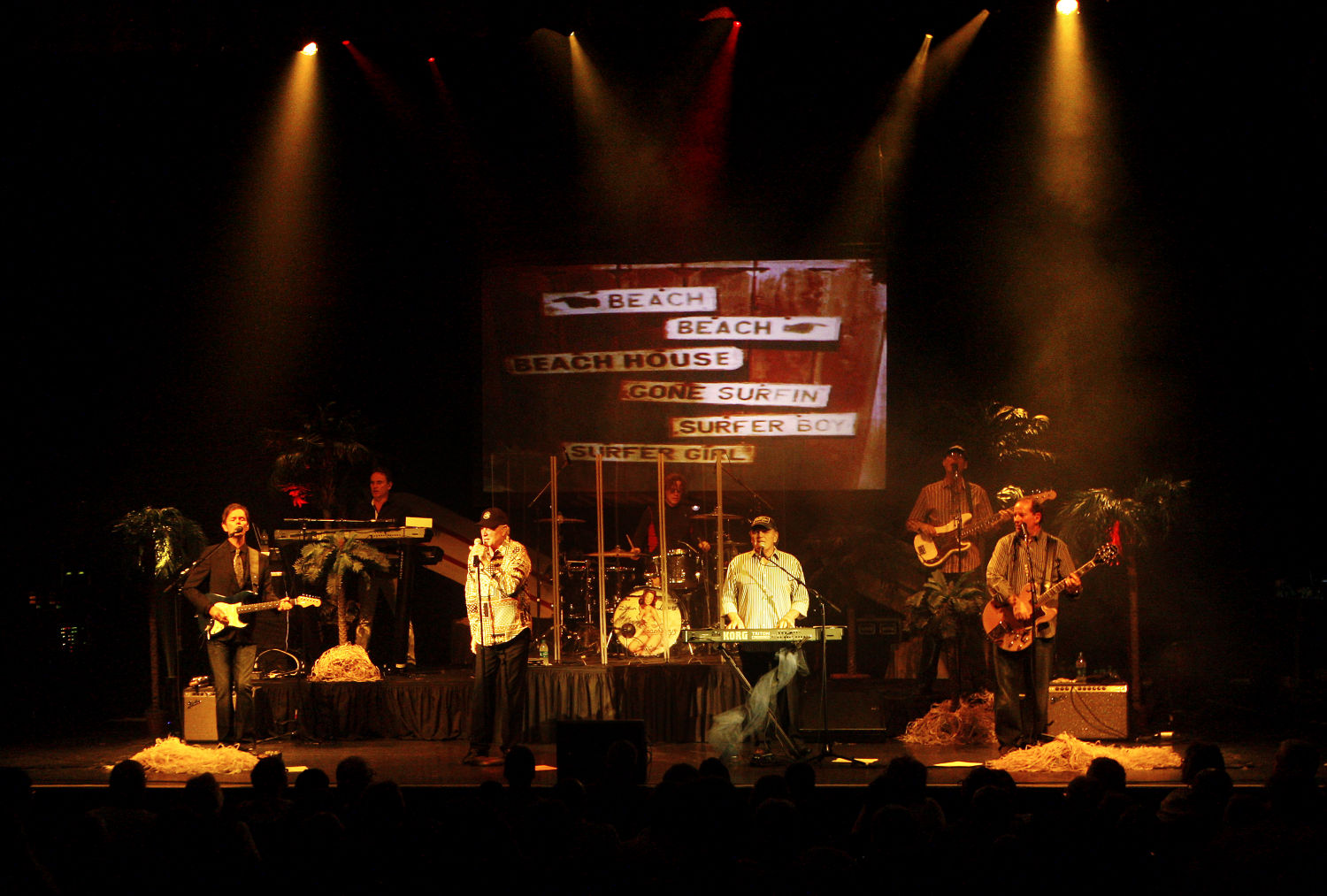 The Beach Boys perform at the Mississippi Moon Bar inside Diamond Jo Casino on Saturday.    PHOTO CREDIT: Nicki Kohl