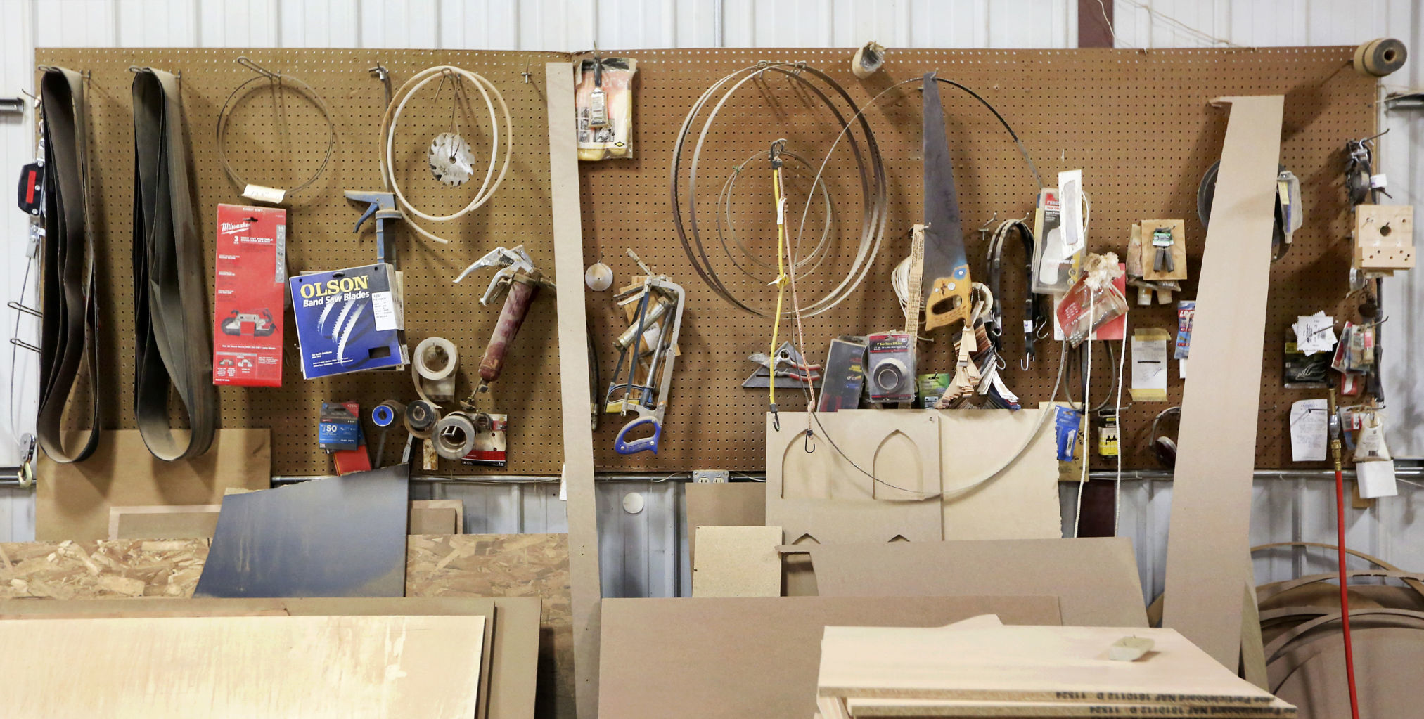 Tools at Heritage Wood Products in Worthington, Iowa, on Thursday, May 16, 2019.    PHOTO CREDIT: NICKI KOHL