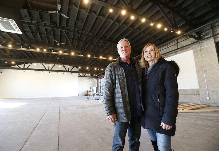 Eddie Severns and his wife, Rebecca, own RF2 Furniture Warehouse and will be moving their business into 245 Railroad Ave. in Dubuque. PHOTO CREDIT: Dave Kettering