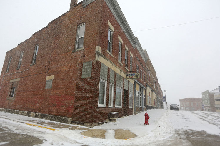 At the former Corner Tap in Cascade, Iowa, plans call for adding apartments on the upper level and a restaurant or microbrewery on the lower level. PHOTO CREDIT: Dave Kettering