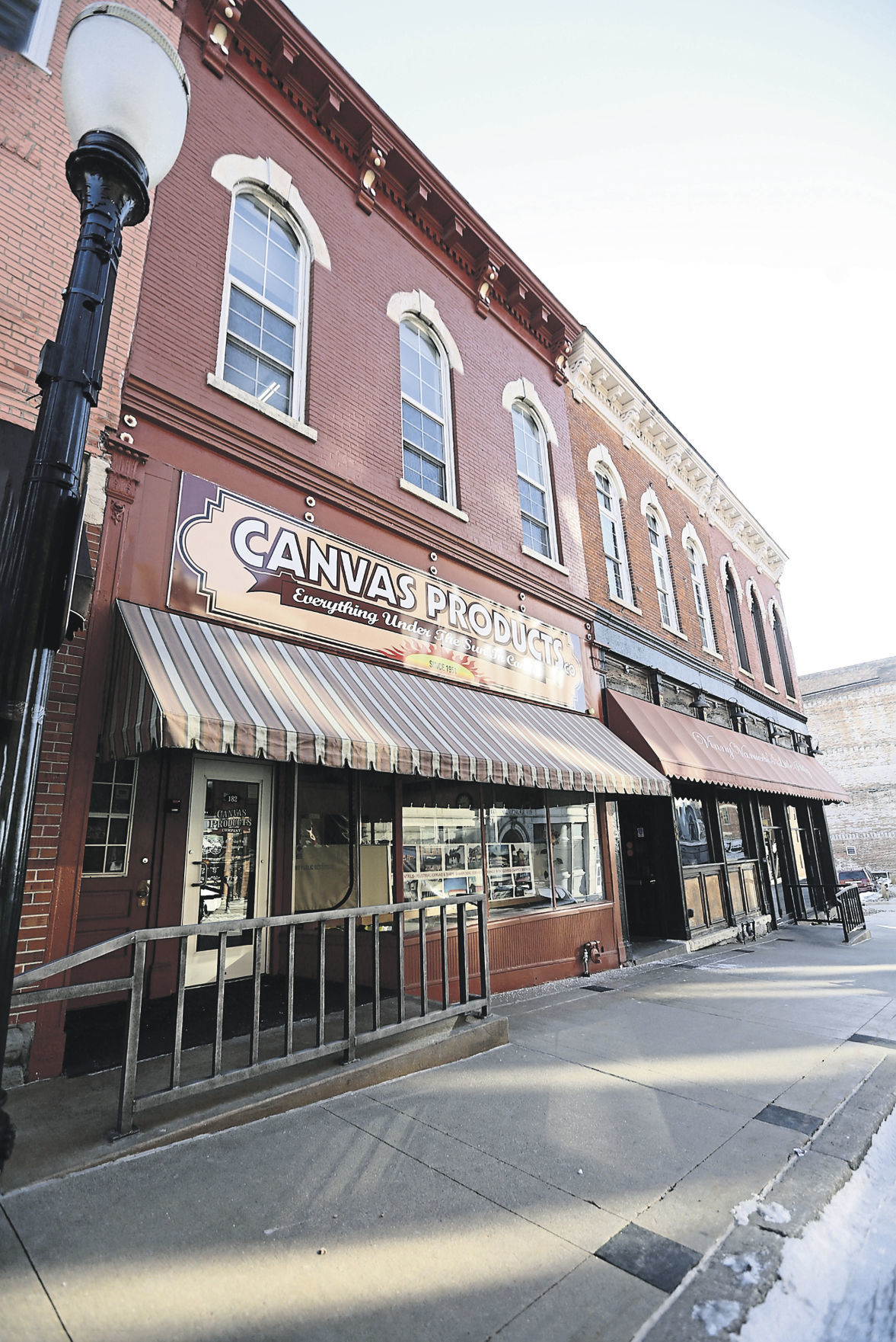 Canvas Products Co. is located at 182 Main Street, Dubuque.    PHOTO CREDIT: JESSICA REILLY
