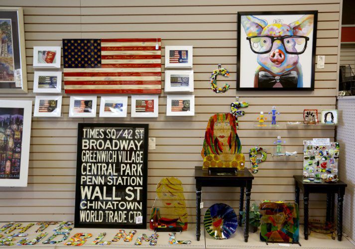 A Frame of Mind Framing & Gallery in Dubuque. PHOTO CREDIT: JESSICA REILLY