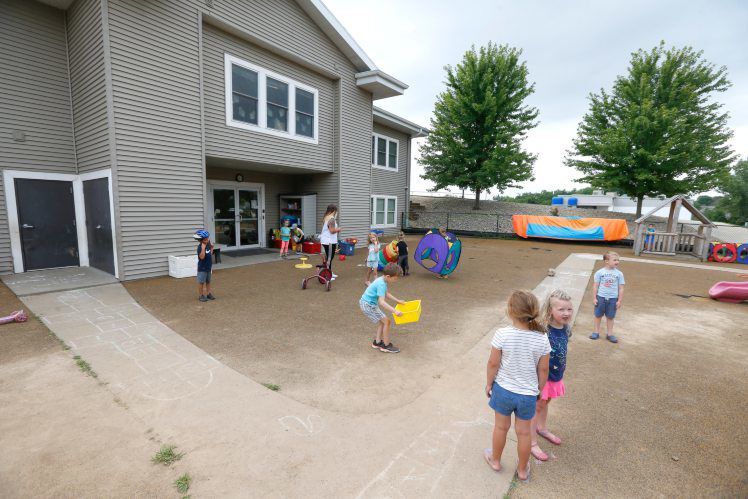Young-Uns Preschool and Child Care Center in Dubuque. PHOTO CREDIT: Dave Kettering