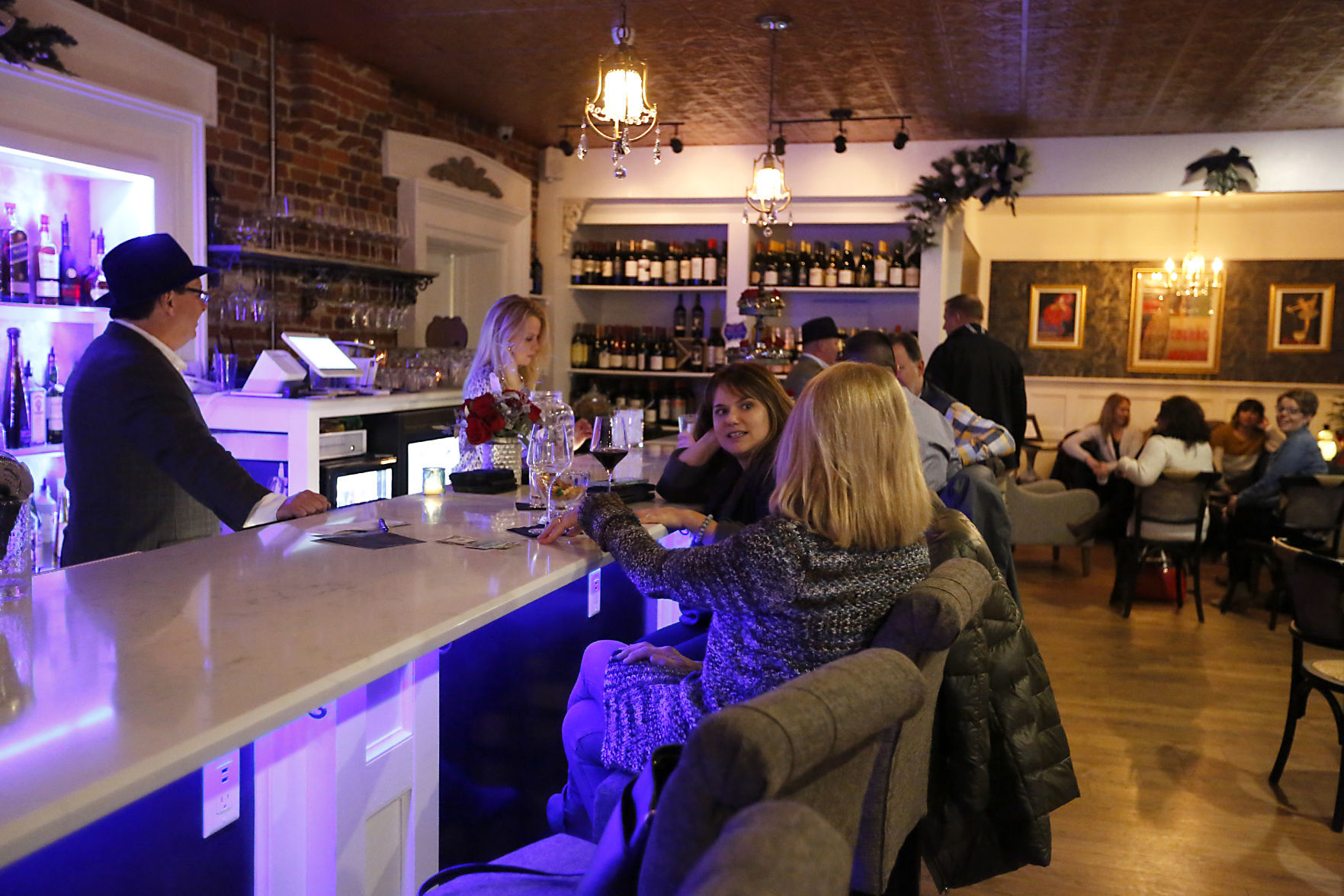 The Wicked Dame Wine + Bar offers a quiet and homey feel to West First Street. PHOTO CREDIT: EILEEN MESLAR