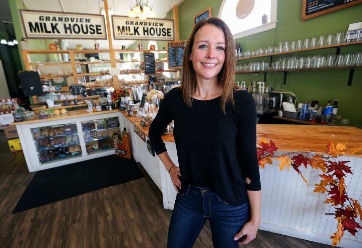 Ali Fuller co-owns the Milk House Artisan Eatery, Baked Goods & Catering in Dubuque. The South Grandview business has offered baked goods for about a year. It recently has added lunch menus daily and dinner selections Thursday through Saturday. PHOTO CREDIT: NICKI KOHL