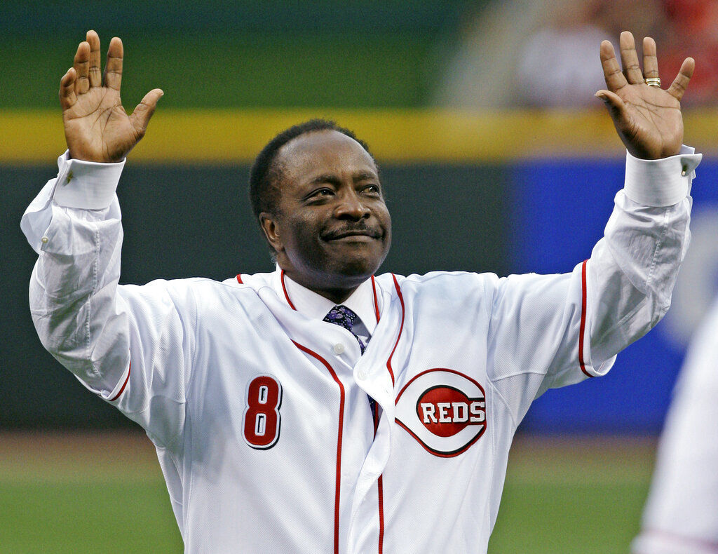 Cincinnati Reds Hall of Fame second baseman Joe Morgan has died. A family spokesman says he died at his home Sunday. He was 77. PHOTO CREDIT: Al Behrman/The Associated Press