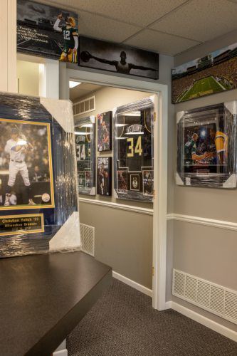 Superstars of the Game sports memorabilia shop located on 2617 University Ave. PHOTO CREDIT: Jacob Fiscus