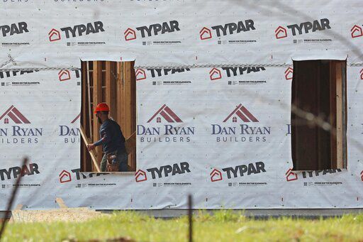 U.S. housing construction posted an increase in October, according to the Commerce Department. PHOTO CREDIT: Gerry Broome