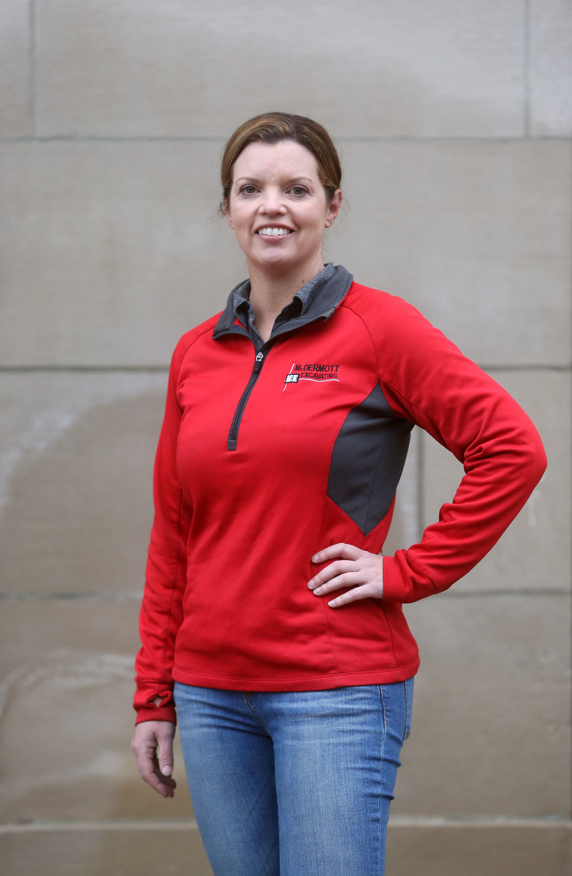 Tara Duggan is the president and owner of McDermott Excavating.  PHOTO CREDIT: Jessica Reilly