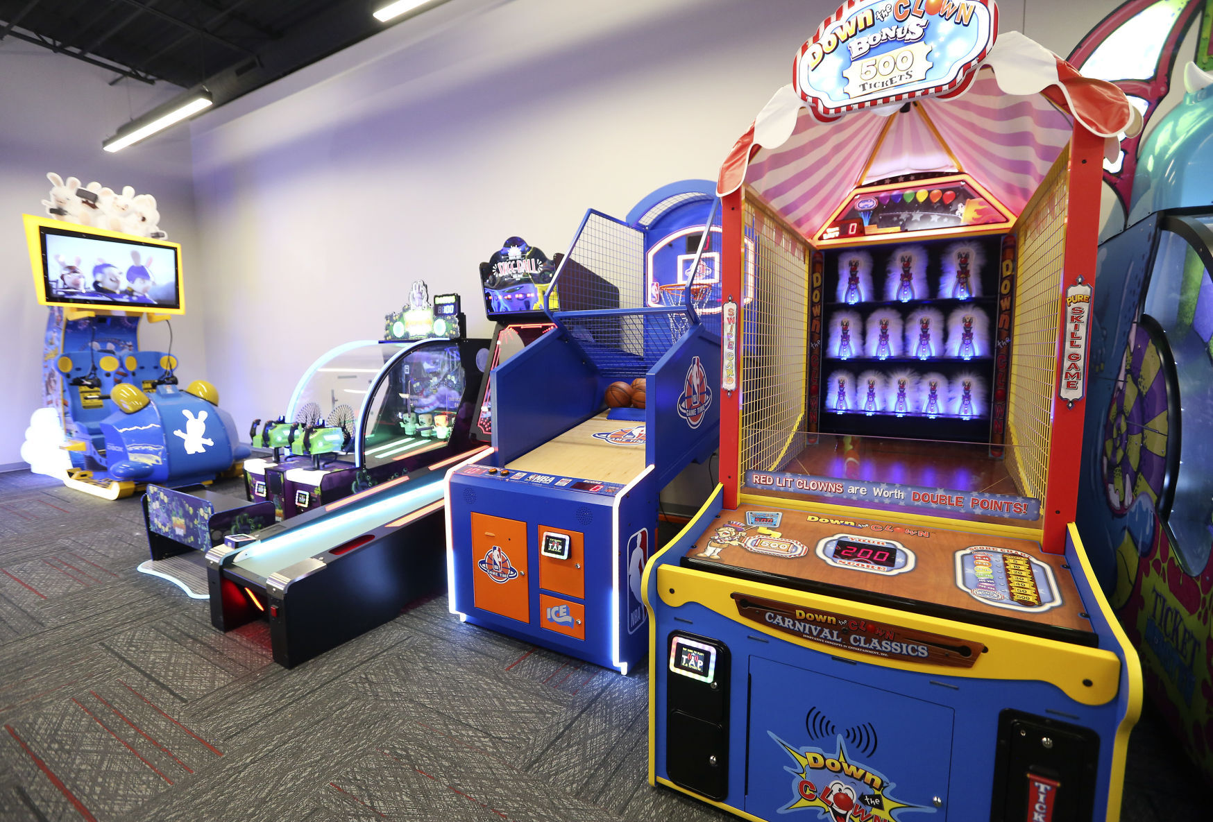 The arcade at Round Two in Peosta, Iowa, on Wednesday, Nov. 25, 2020. PHOTO CREDIT: NICKI KOHL