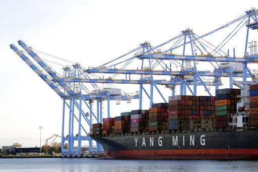 The U.S. trade deficit rose in November, according to the Commerce Department. PHOTO CREDIT: Ted S. Warren