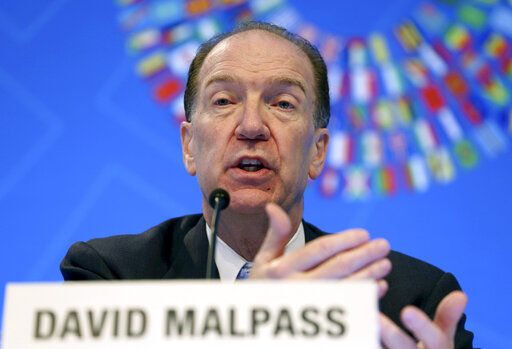 World Bank President David Malpass. PHOTO CREDIT: Jose Luis Magana
