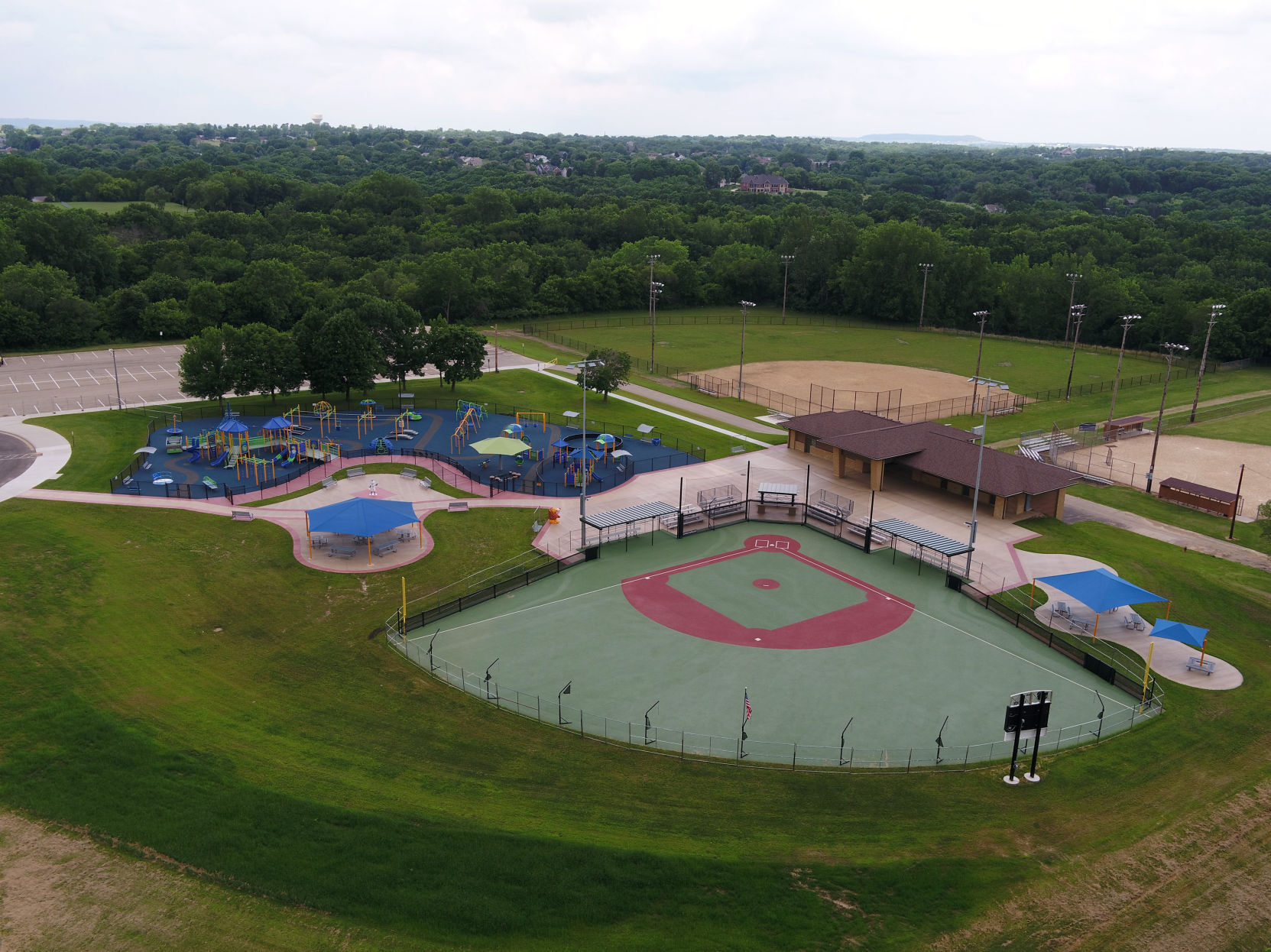 Miracle League of Dubuque complex at Veterans Memorial Park will receive a $5,000 grant from the Dubuque Racing Association. PHOTO CREDIT: Telegraph Herald