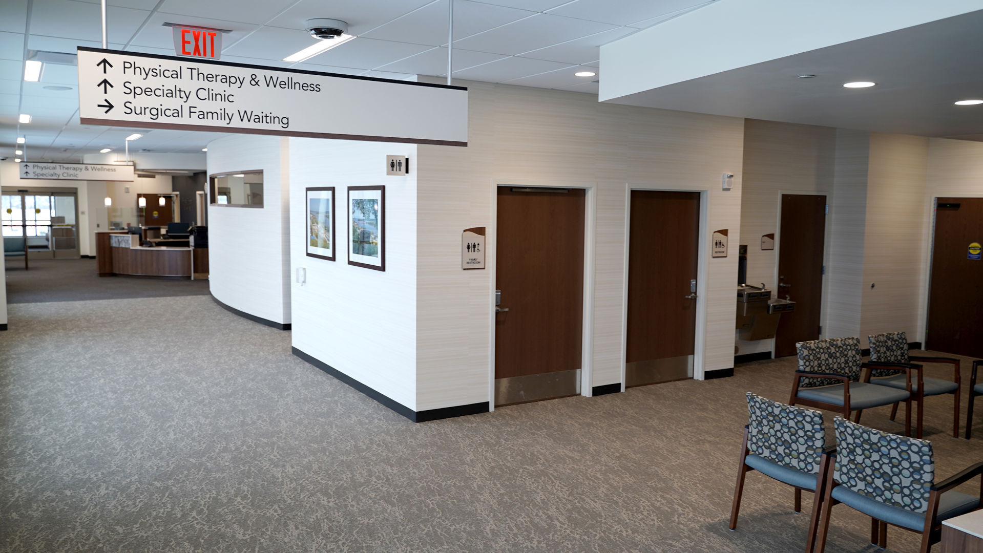 The interior of the new Jackson County Regional Health Center in Maquoketa, Iowa, which is expected to open early next month. Photo taken on Friday, Feb. 12, 2021. PHOTO CREDIT: Paul Kurutsides