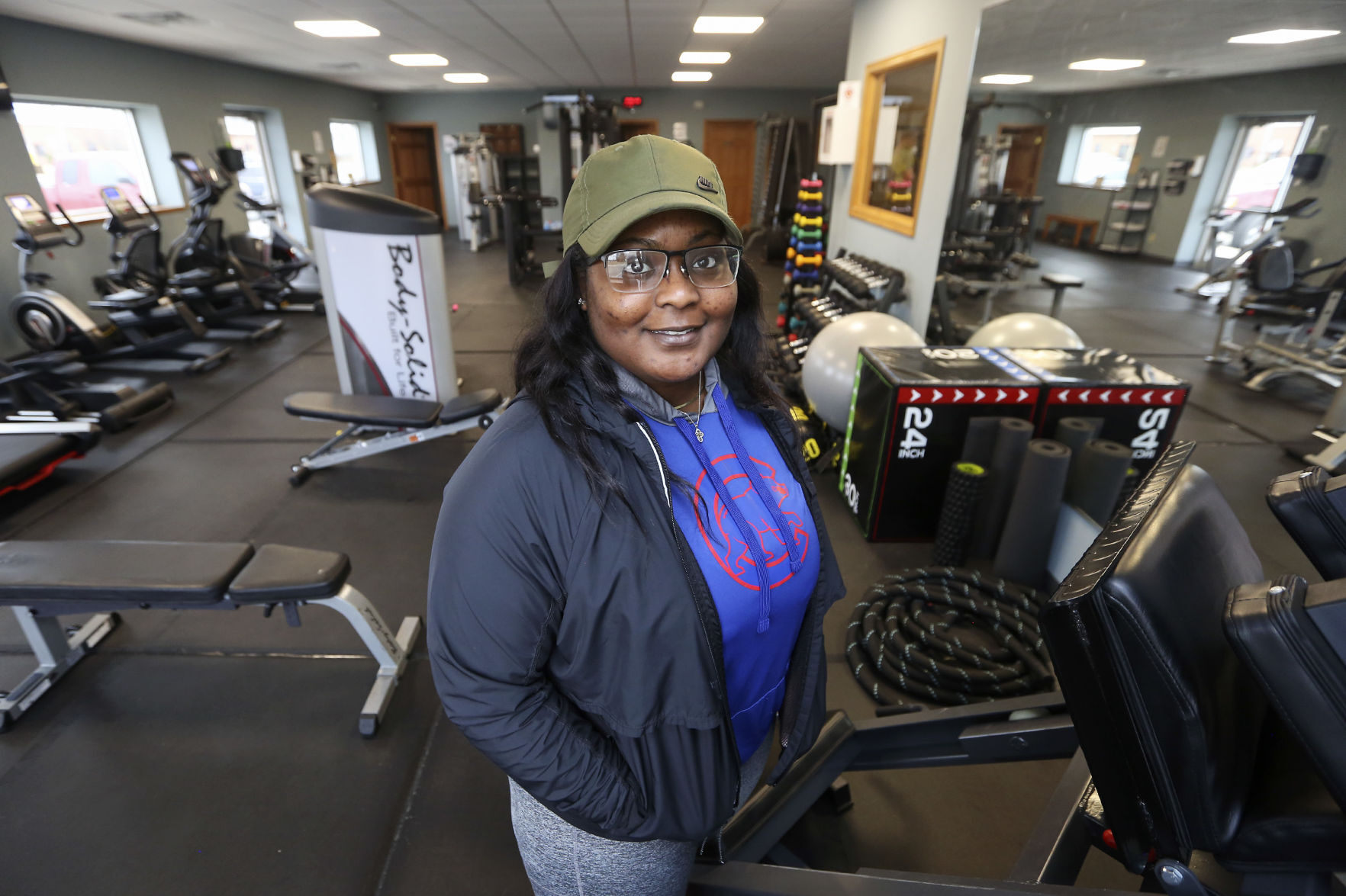 Jasmine Stoewer is owner of The Fitness Foundry in Galena, Ill. PHOTO CREDIT: NICKI KOHL