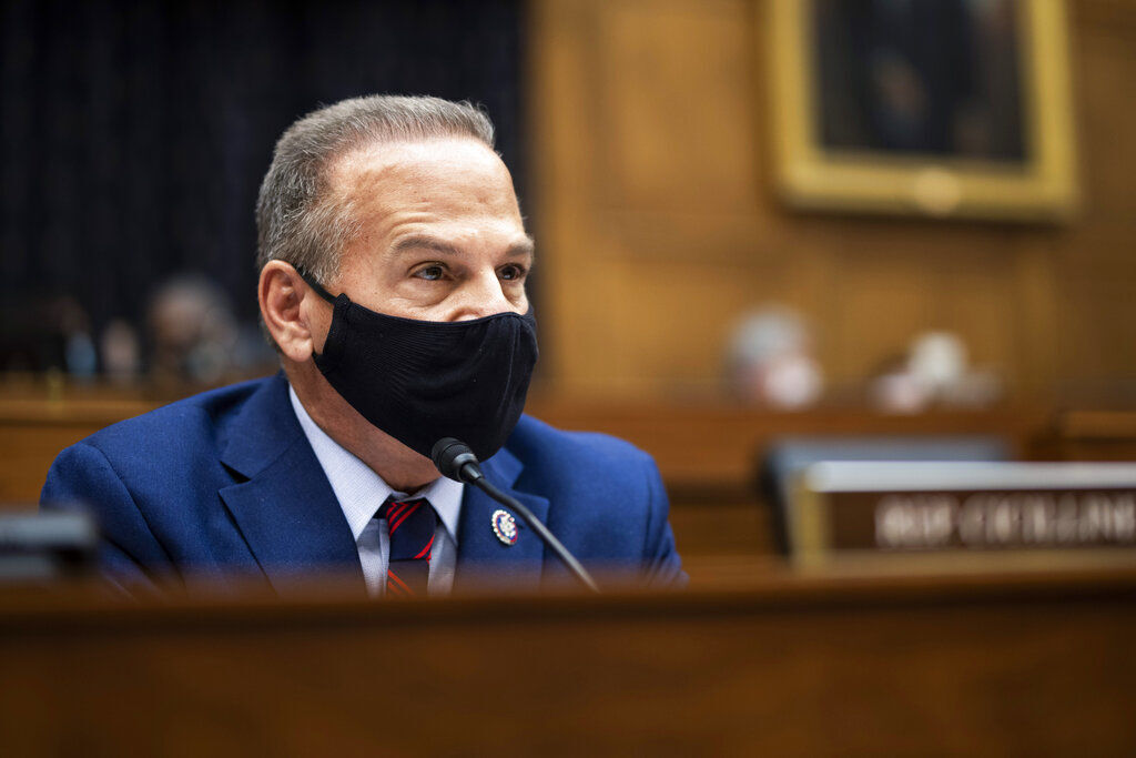 Rep. David Cicilline, D-R.I., speaks during a House Committee hearing. A congressional effort to bolster U.S. news organizations in negotiations with Big Tech has supporters hoping that third time