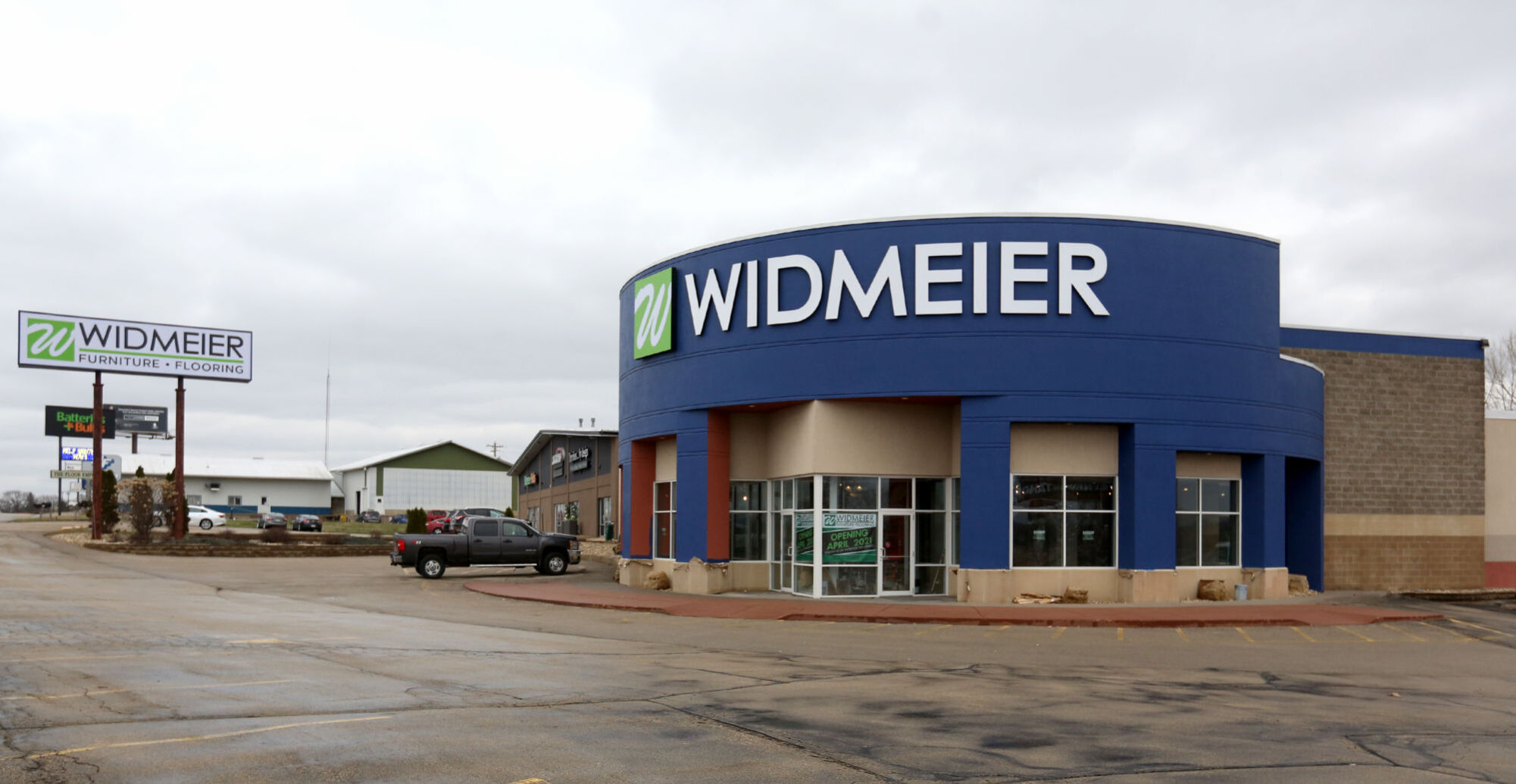 Widmeier Furniture & Flooring will be opening its new location during the first week of April at the site of the former Slumberland Furniture store, 4390 Dodge St. in Dubuque. PHOTO CREDIT: JESSICA REILLY
