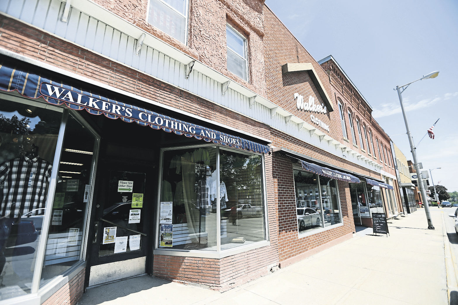 After more than nine decades in the family, Walker’s Clothing and Shoes in Lancaster, Wis. is being sold to former employee Karri Schauff and her husband, David. PHOTO CREDIT: Dave Kettering