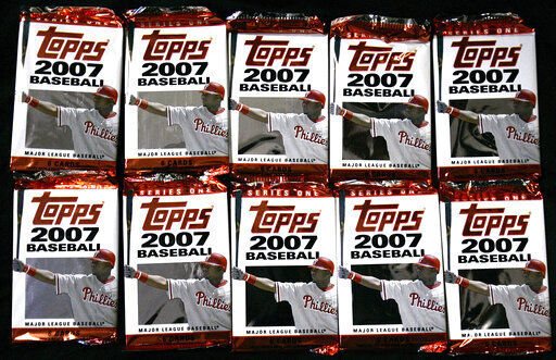 Sports trading card company Topps is combining with a special purposes acquisition company in a deal valued at $1.3 billion and seeking a public listing. PHOTO CREDIT: Chitose Suzuki