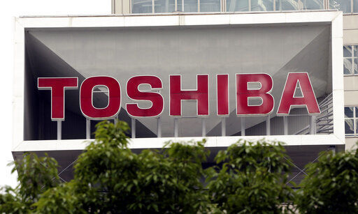 Trading in Toshiba stock was halted today after the Tokyo-based technology conglomerate confirmed it had received a preliminary acquisition proposal.  PHOTO CREDIT: Koji Sasahara