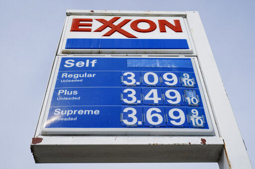 Exxon Mobil reported profits of $2.73 billion in the first quarter, after a tumultuous year led to major spending reductions.  PHOTO CREDIT: Matt Rourke