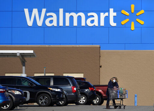 Walmart Inc. blew past Wall Street projections, reporting strong sales results for the fiscal first quarter as shoppers continued to keep shopping at the discounter even as the pandemic eases.  PHOTO CREDIT: Charles Krupa