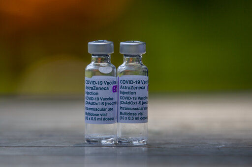 Empty vials of Covishield, Serum Institute of India