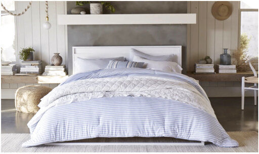 Gap and Walmart are joining together in a multi-year strategic partnership to introduce a Gap home collection that will be exclusively sold on the discounter’s website, starting June 24. PHOTO CREDIT: HONS