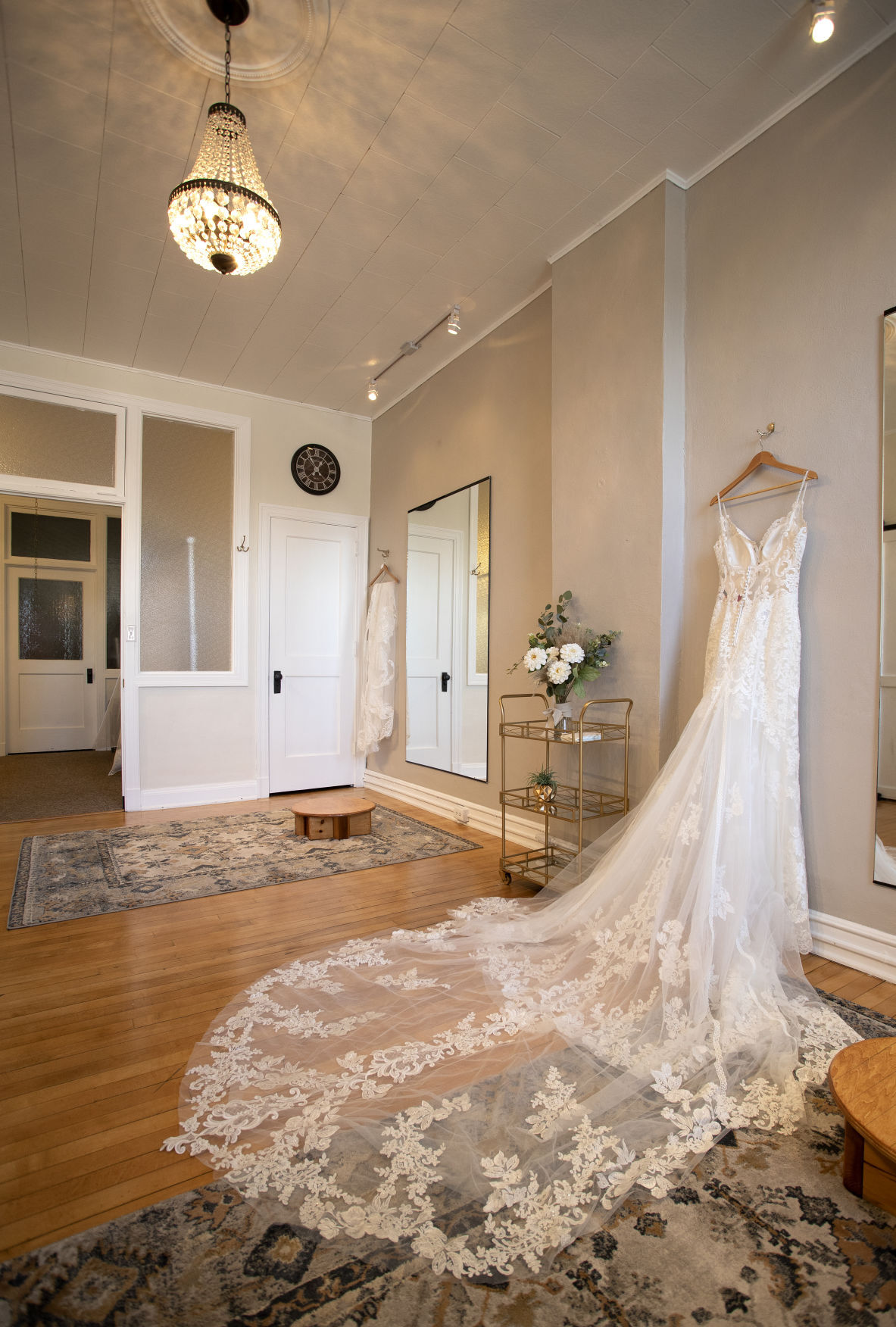 The newly remodeled bridal suite at Bridal Boutique in Platteville, Wis.    PHOTO CREDIT: Stephen Gassman