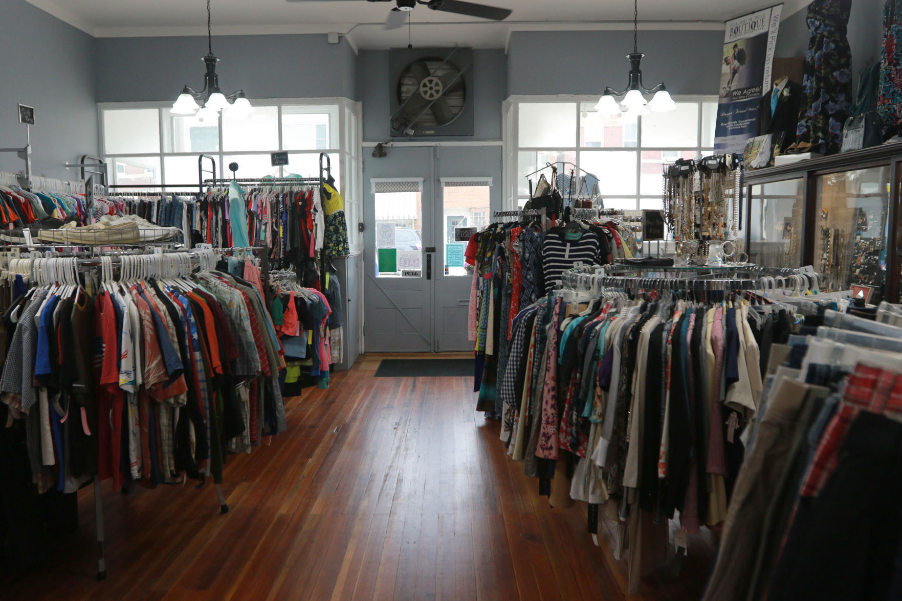 Glad Rags Boutique, in Stockton, Ill., on Friday, July 9, 2021.    PHOTO CREDIT: Katie Goodale