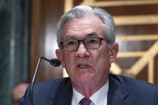 Federal Reserve Board Chair Jerome Powell.    PHOTO CREDIT: Jose Luis Magana
