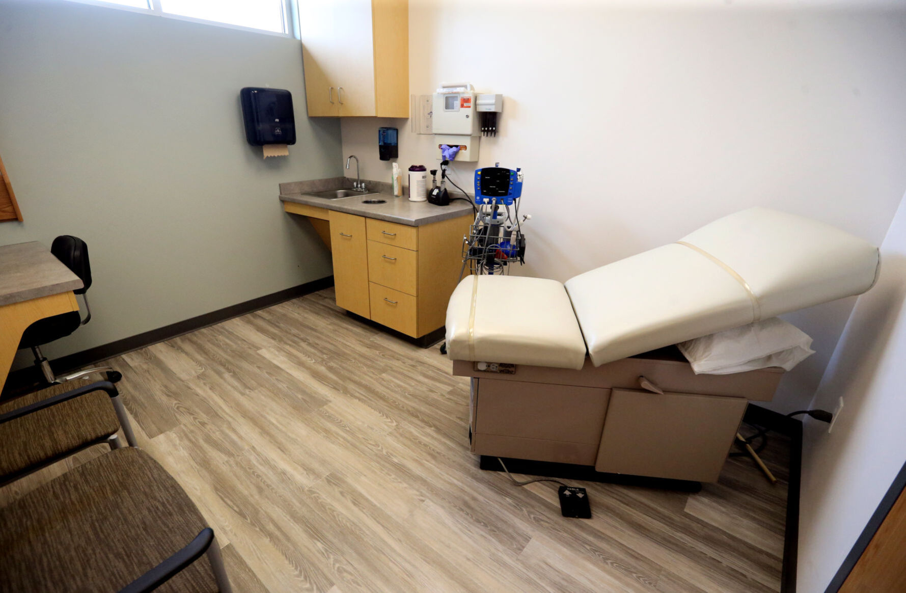 An exam room at FHN Jo Daviess Family Healthcare Center in Stockton, Ill., on Monday, July 19, 2021.    PHOTO CREDIT: JESSICA REILLY