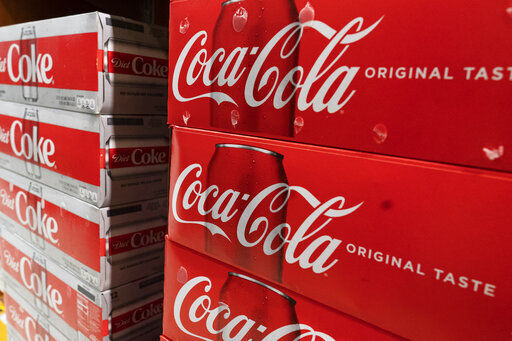 Coca-Cola Co. saw higher-than-expected sales in the second quarter today as the impact of the pandemic abated. The Atlanta-based soft drink giant said its revenue jumped 42% to $10.1 billion in the April-June period.     PHOTO CREDIT: Mark Lennihan