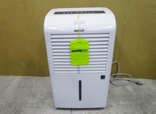 The Consumer Product Safety Commission says about 2 million dehumidifiers made by New Widetech are being recalled in the U.S. because they can overheat and catch fire, posing fire and burn hazards. New Widetech is aware of 107 incidents of the recalled dehumidifiers overheating and/or catching fire, resulting in about $17 million in property damage. No injuries have been reported.    PHOTO CREDIT: HOGP