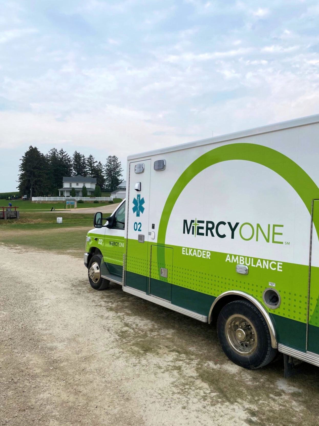 MercyOne staffers provided medical services at Field of Dreams from Aug. 5 through Aug. 14, with about 30 MercyOne reps on the site on the day of the game.    PHOTO CREDIT: Contributed