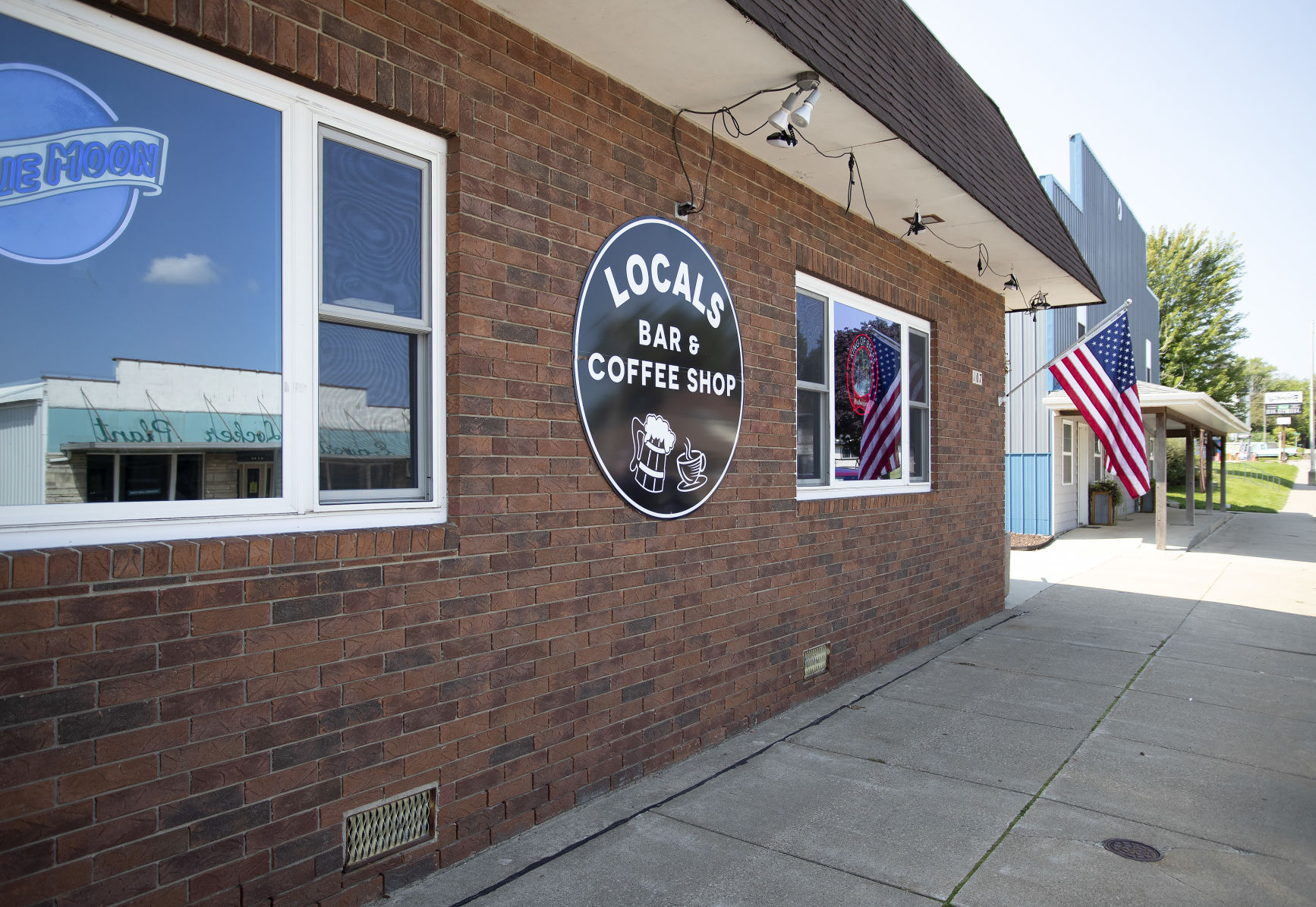 Locals Bar & Coffee Shop opened in May in Epworth, Iowa.    PHOTO CREDIT: Stephen Gassman