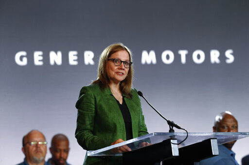 Business Roundtable, which represents some of the most powerful companies in the America, has named General Motors Chairman and Chief Executive Officer Mary Barra as its new chair. Barra, who will be the first woman to serve as the group’s chair, begins her two-year term on the first day of 2022.    PHOTO CREDIT: Paul Sancya