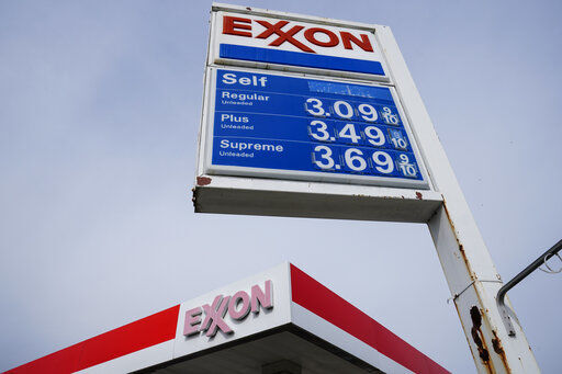 Exxon Mobil swung to a hefty profit in its third quarter, thanks to increased demand for oil and higher prices, according to the company today.    PHOTO CREDIT: Matt Rourke