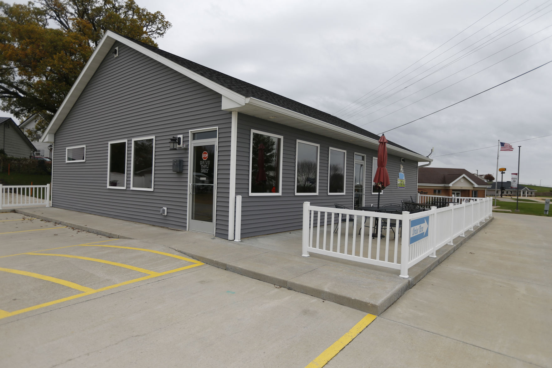 Frenzi Coffee in Maquoketa, Iowa, plans to close this month to make room for a local meat processing company, TADA Meats, which plans to open there in early 2022.    PHOTO CREDIT: Dave Kettering