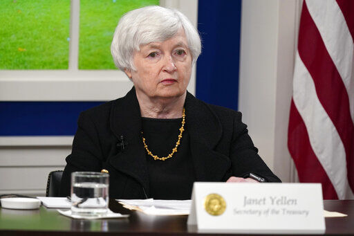Treasury Secretary Janet Yellen.    PHOTO CREDIT: Evan Vucci