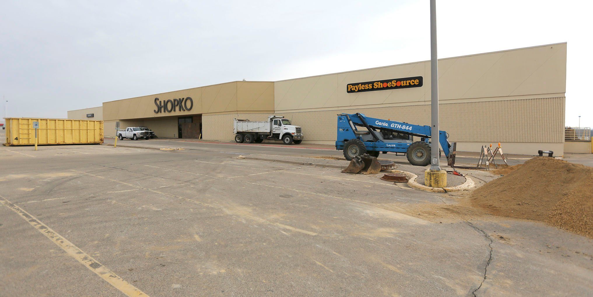 The building that formerly housed Shopko in Dubuque is scheduled to be torn down this winter.    PHOTO CREDIT: Dave Kettering
