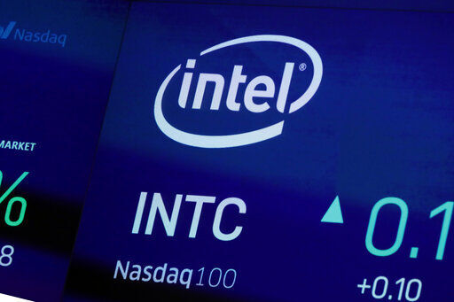 Intel Corp. is planning an initial investment of more than $20 billion for two semiconductor chip plants in central Ohio to help address a global shortage of semiconductor chips.    PHOTO CREDIT: Richard Drew