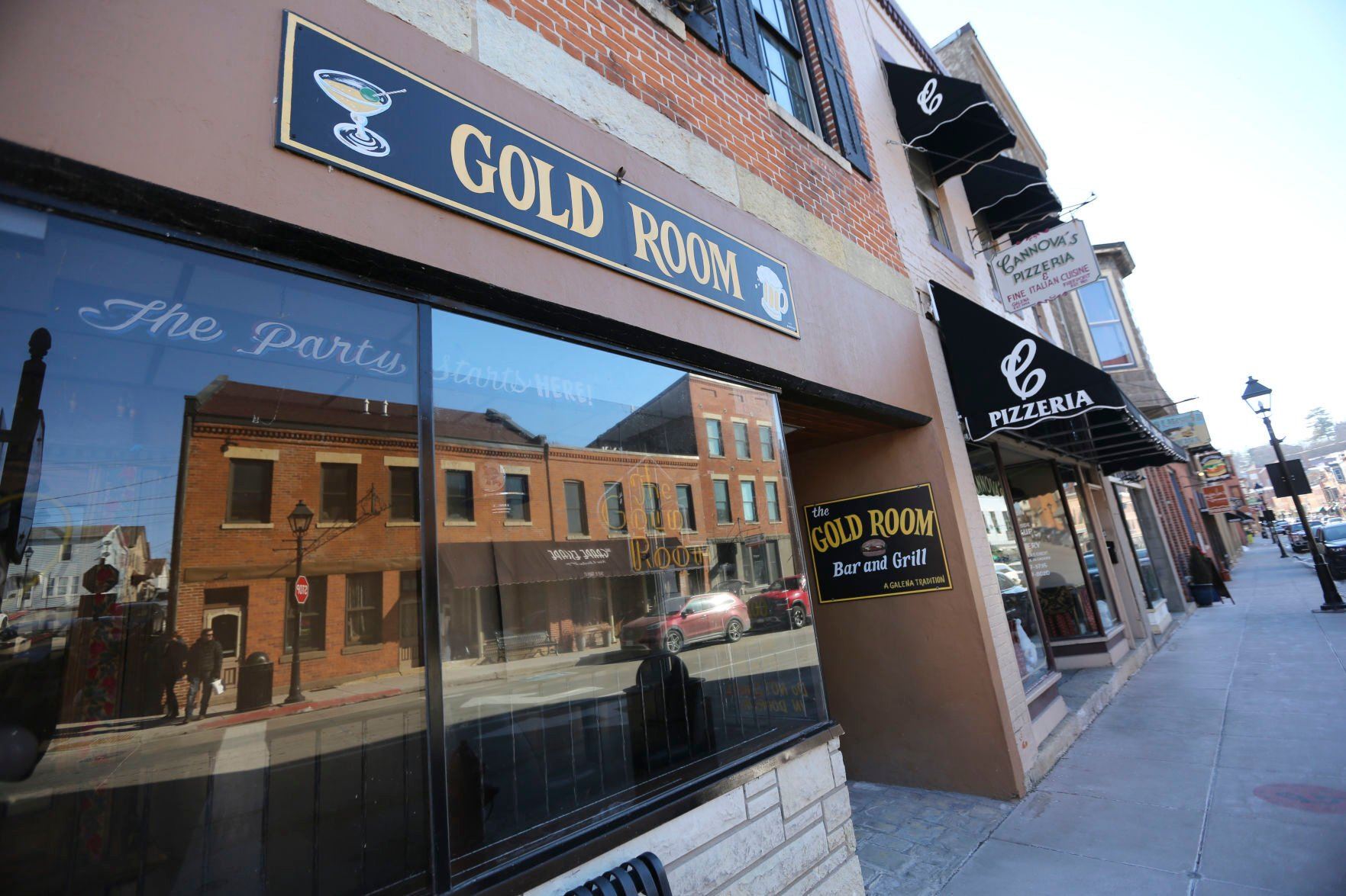 The Gold Room, in Galena, Ill., plans to reopen dine-in services in March.    PHOTO CREDIT: Dave Kettering