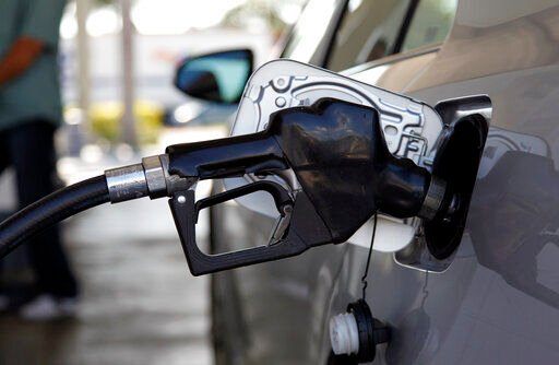 Two Democratic senators are calling for suspending the federal gas tax for the remainder of 2022 to help consumers struggling with rising fuel prices.    PHOTO CREDIT: Lynne Sladky