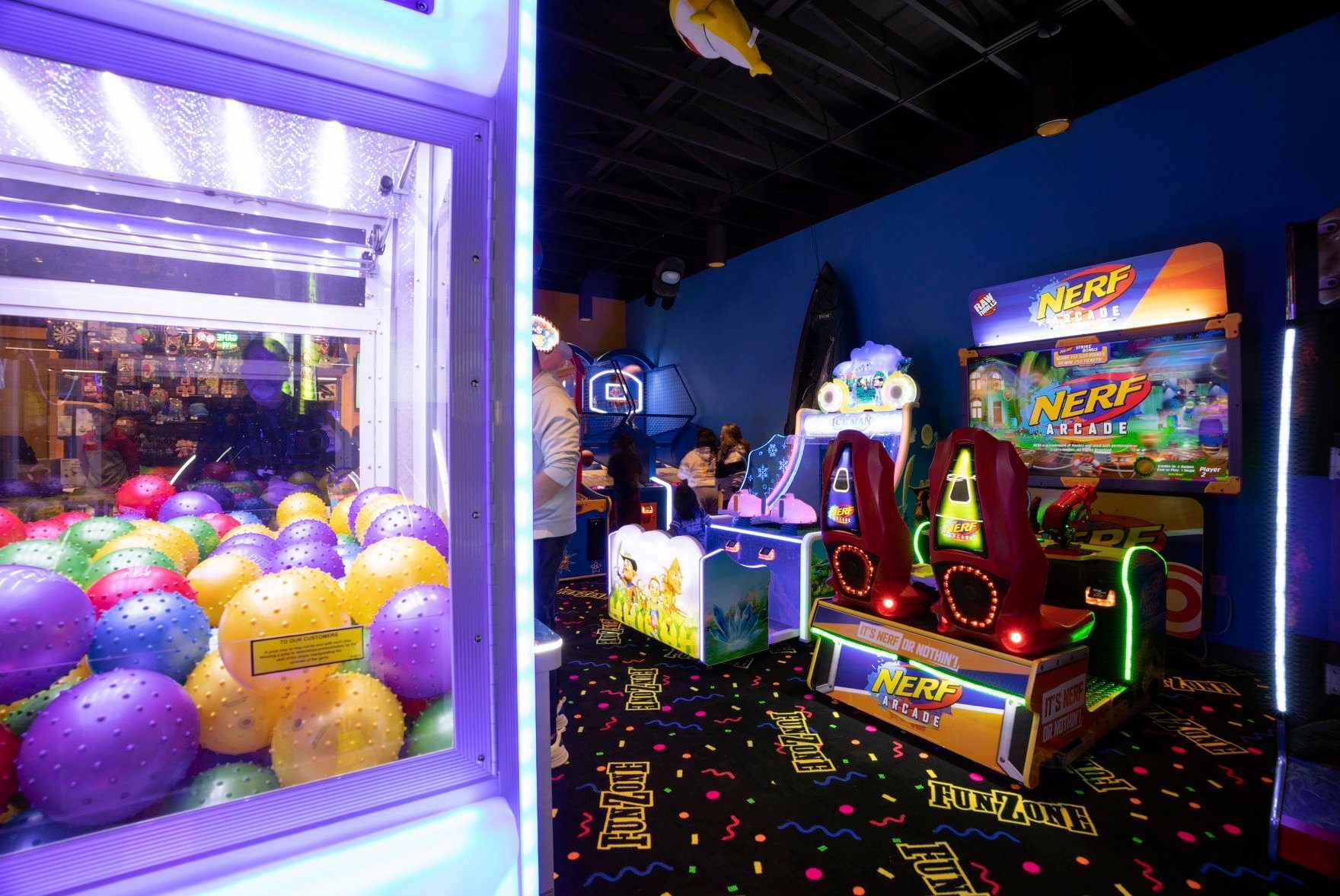 Interior of Pizza Ranch’s new FunZone arcade in Dubuque.    PHOTO CREDIT: Stephen Gassman