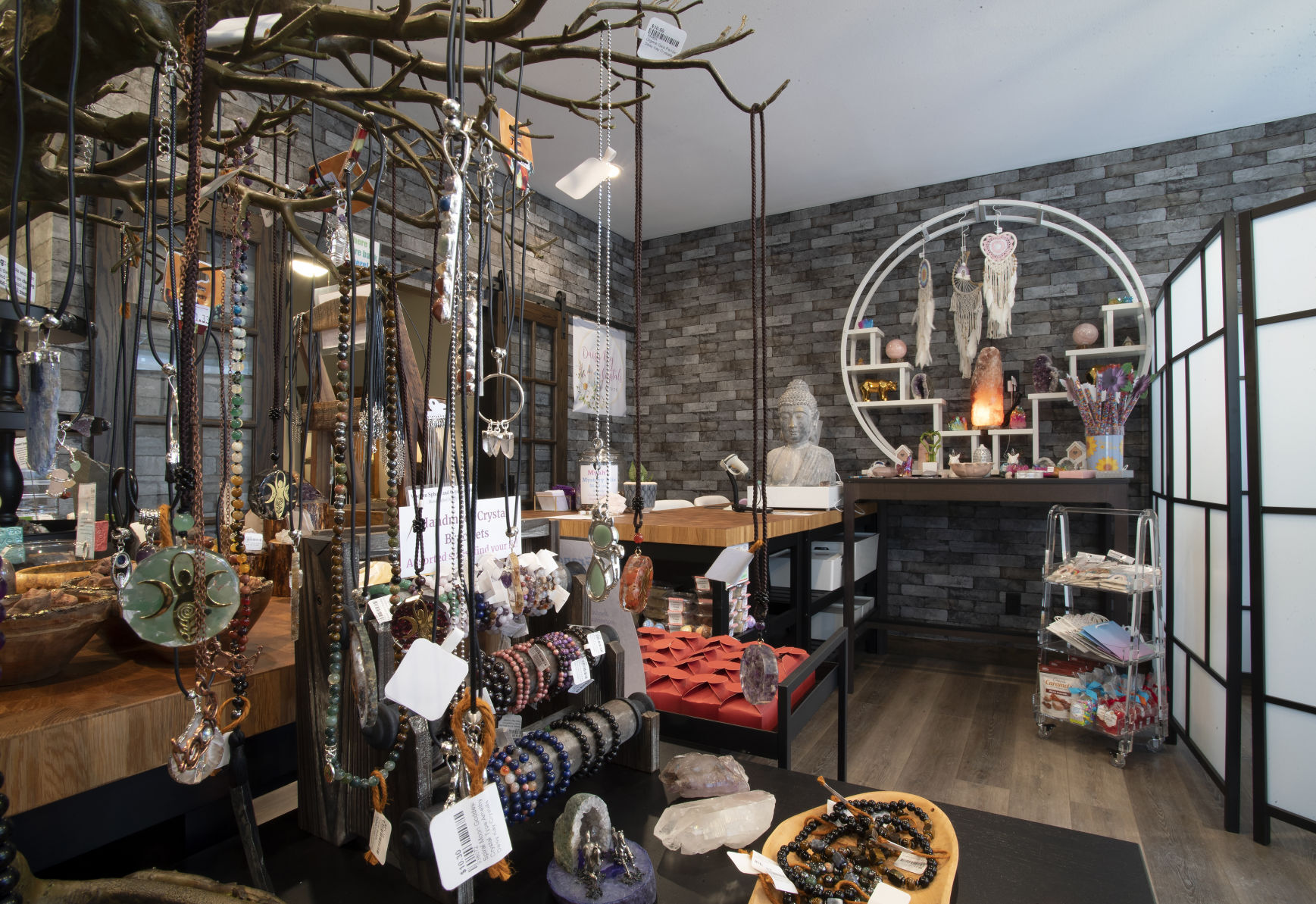 Interior of Daisy Kay Crystals in Elkader, Iowa on Thursday, Feb. 24, 2022.    PHOTO CREDIT: Stephen Gassman