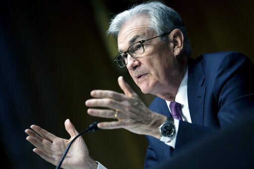 Federal Reserve Board Chairman Jerome Powell.    PHOTO CREDIT: Brendan Smialowski