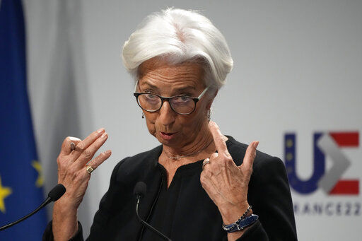 Christine Lagarde, president of European Central Bank.    PHOTO CREDIT: Francois Mori