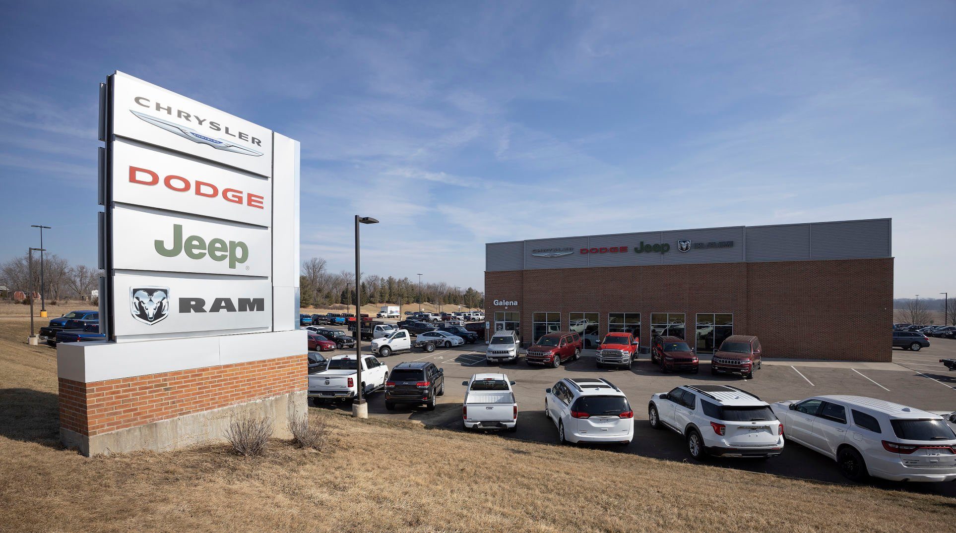 Exterior of Galena Chrysler in Galena, Ill., on Wednesday, March 16, 2022.    PHOTO CREDIT: Stephen Gassman