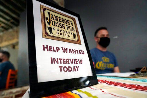 Jobless claims fell by 5,000 to 166,000 for the week ending April 2, the Labor Department reported today.     PHOTO CREDIT: Marcio Jose Sanchez